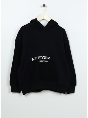 Tommy Hilfiger Erkek Mavi Sweatshırt KB0KB08298