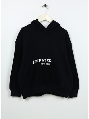 Tommy Hilfiger Erkek Mavi Sweatshırt KB0KB08298
