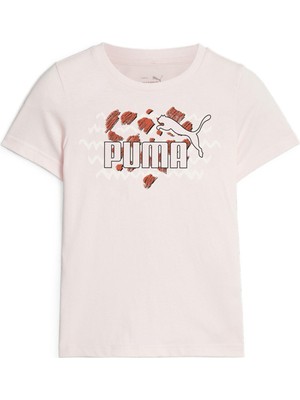 Puma Düz Pembe Erkek T-Shirt 67636324 Ess Mıx Mtch Tee