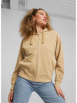 Puma Zip Ceket M Krem