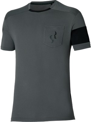 Mizuno Sergio Ramos Casual Tee Erkek Tişört Gri