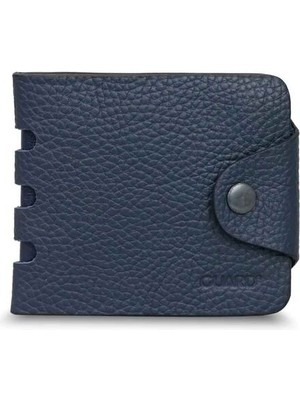 Guard Patlı Spor Deri Yatay Erkek Cüzdanı - Lacivert