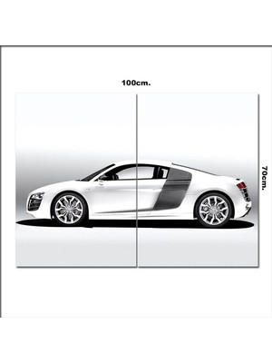 Bedeko Ahşap Tablo Audi R8 5.2 Fsı Quattro  70*100CM