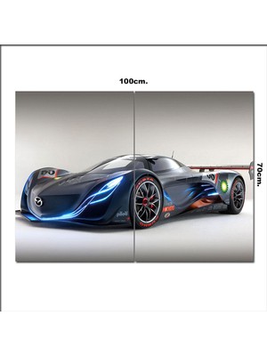 Bedeko Ahşap Tablo Mazda Rx-7 May Replace Rx-8  70*100CM
