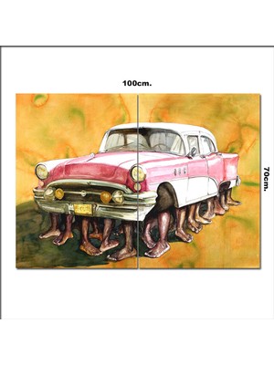 Bedeko Ahşap Tablo   70*100CM