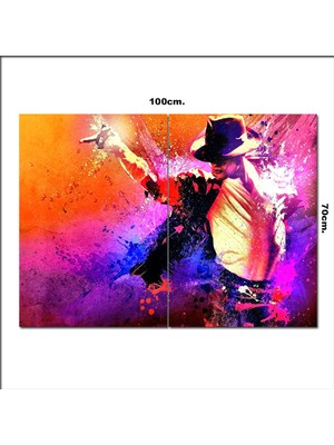 Bedeko Ahşap Tablo Michael Jackson  70*100CM
