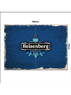 Bedeko Ahşap Tablo Heisenberg Desenli 70*100CM