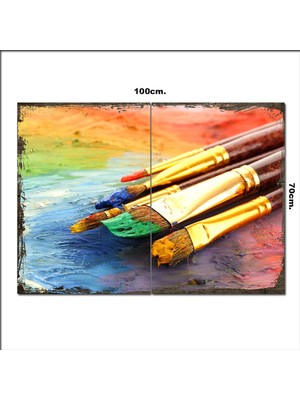 Bedeko Ahşap Tablo Boya Fırçaları  70*100CM