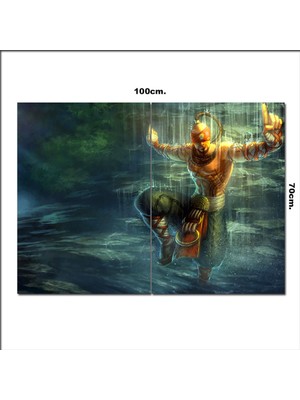 Bedeko Ahşap Tablo Most Badass Toprak Bükücü Baskılı 70*100CM