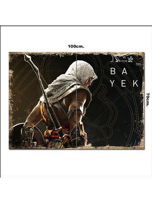 Bedeko Ahşap Tablo Assassin's Creed  70*100CM