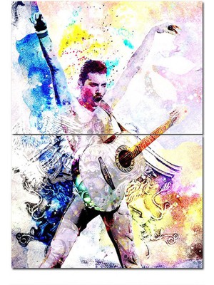 Bedeko Ahşap Tablo Fredy Mercury Tasarım Mdf Tablo
