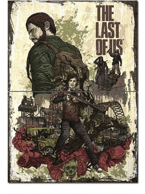 Bedeko Ahşap Tablo Last Of Us Art Poster Tasarım Ahşap Tablo