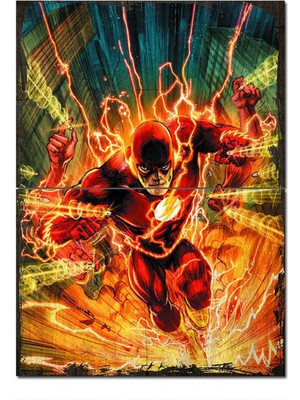 Bedeko Ahşap Tablo Eski Flash Afiş Görseli Hediyelik Ahşap Tablo