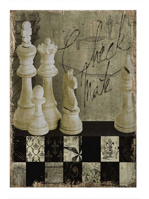 Bedeko Satranç Taşları Modern Mdf Tablo