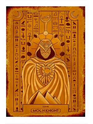 Bedeko Moon Knight Mdf Poster