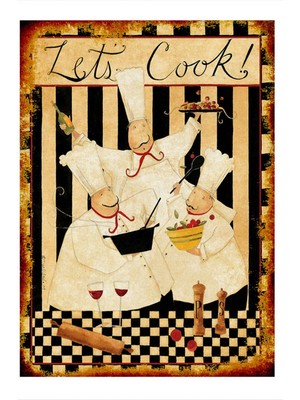 Bedeko Yemek Saati Tasarım Ahşap Tablo