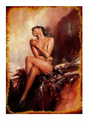 Bedeko Nü Kadın Art Mdf Poster