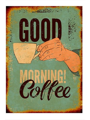 Bedeko Goog Morning Coffee Modern Mdf Tablo