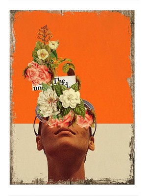 Bedeko Frida Kahlo Gazete Dekoratif Ahşap Tablo