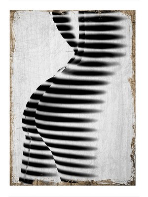 Bedeko Kadın Vücudu Dekoratif Ahşap Tablo