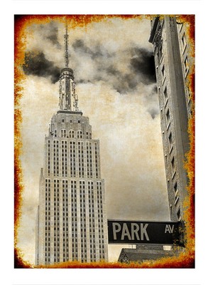 Bedeko Amerika Temalı Hediyelik Mdf Tablo