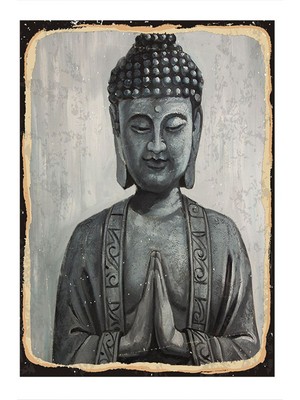Bedeko Buda Heykeli Modern Mdf Tablo