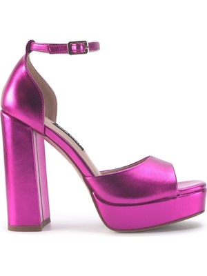 Nine West Truna 3fx Fuşya Kadın Topuklu Sandalet