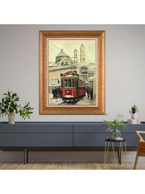 Giyense Altın Varaklı  Tablo K5850