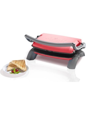 Arzum Pembe AR292 Tostçu Lux Granite Izgara ve Tost Makinesi