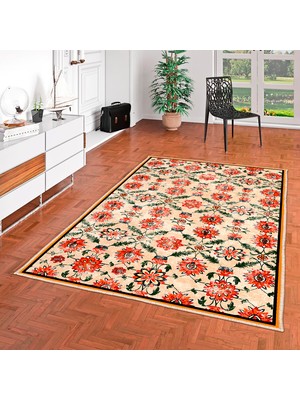 Homefesto Özel Tasarım, Kaymaz Taban, Uzun Ömürlü, Ince Yıkanabilir, Dekoratif Modern Oda Halısı, Kilim