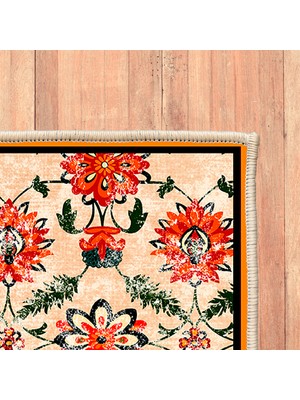 Homefesto Özel Tasarım, Kaymaz Taban, Uzun Ömürlü, Ince Yıkanabilir, Dekoratif Modern Oda Halısı, Kilim