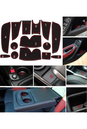 Anti Slip Phone Holder for Car NEW-10Pcs Door Groove Mat for Clio 4  Interior Decoration Anti-Slip Gate Slot Cup Pad Car Styling Anti-Slip Car  Dash