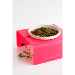 Petbucks Home Kedi ve Köpek Dekoratif Seramik Tekli Mama Kabı & Su Kabı