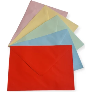 13X18CM Renkli Zarf 5 Renk