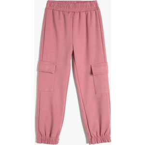 Basic Kargo Jogger Eşofman Altı Cepli Beli Lastikli