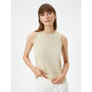 Slim Fit Triko Atlet Halter Yaka