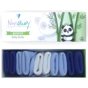5'li Bambu Yenidoğan Bebek Çorap I Mix Blue I Kız Erkek Bebek Çorabı