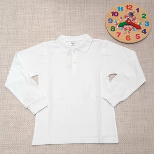 Es Kids Beyaz Renk Uzun Kol Lacoste Tshirt