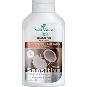Seed Natural Herbs Hindistan Cevizi & Keratin Şampuan Boyalı - Röfleli - Yıpranmış Saçlar İçin 400 ml