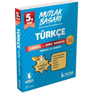 Muba Yayınları 5. Sınıf Yeni Türkçe Fasiküller - Soru Bankası