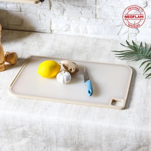 Fika Kesme Tahtası Bej Kaymaz Mikroban Koruma Küçük 203 x 292 x 8 mm