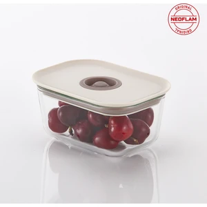 Fika Clik Dikdörtgen Vakumlu Saklama Kabı Bej 470ml