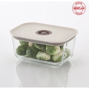 Fika Clik Dikdörtgen Saklama Kabı Bej 800 Ml D-Neofcl080