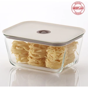 Fika Clik Dikdörtgen Saklama Kabı Bej 2600 ml