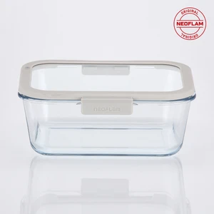 Fika Glace Cam Saklama Kabı Bej 1200 ml