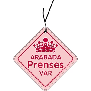 Arabada Prenses Var Tasarımlı Dekoratif Oto Araç Kokusu