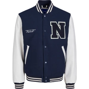 Jack & Jones Erkek Kolej Yaka Mont 12241559