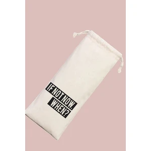 Feza Bagg Store Kalemlik Kese Şeklinde If Not Now When? Tasarımlı