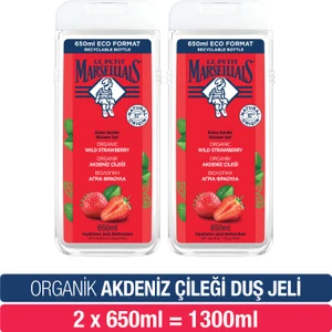 Le Petit Marseillais Duş Jeli Akdeniz Çileği 650 ml x 2