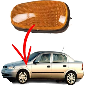 Opel Astra G Çamurluk Sinyal Lambası Sarı Sağ ve Sol Uyumlu 1998